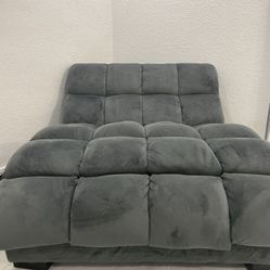 Dark Grey Chaise Cozy Couch