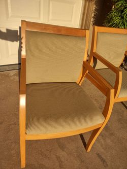 Solid wood Mid Century chairs