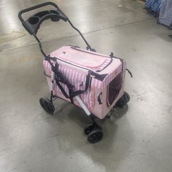 Luxury dog stroller with cupholder for $100