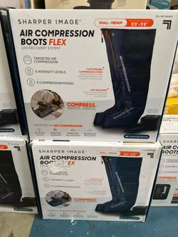 Sharper Image Air Compression Boots Flex Leg Recovery System