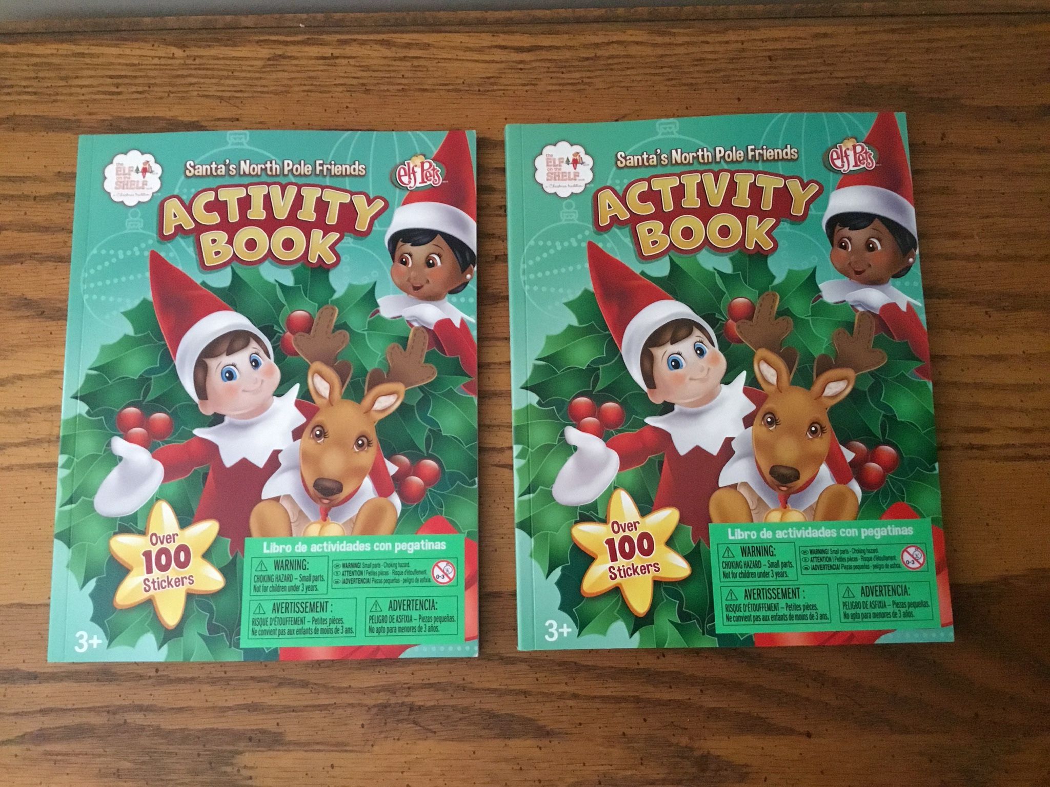 Elf on the Shelf Activity Books Stickers Coloring Games