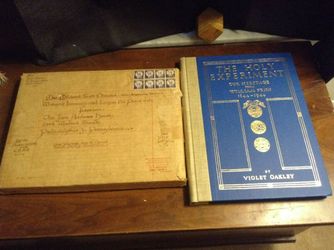 RARE Violet Oakley "The Holy Experiment" SIGNED COPY to The Women's Intl League