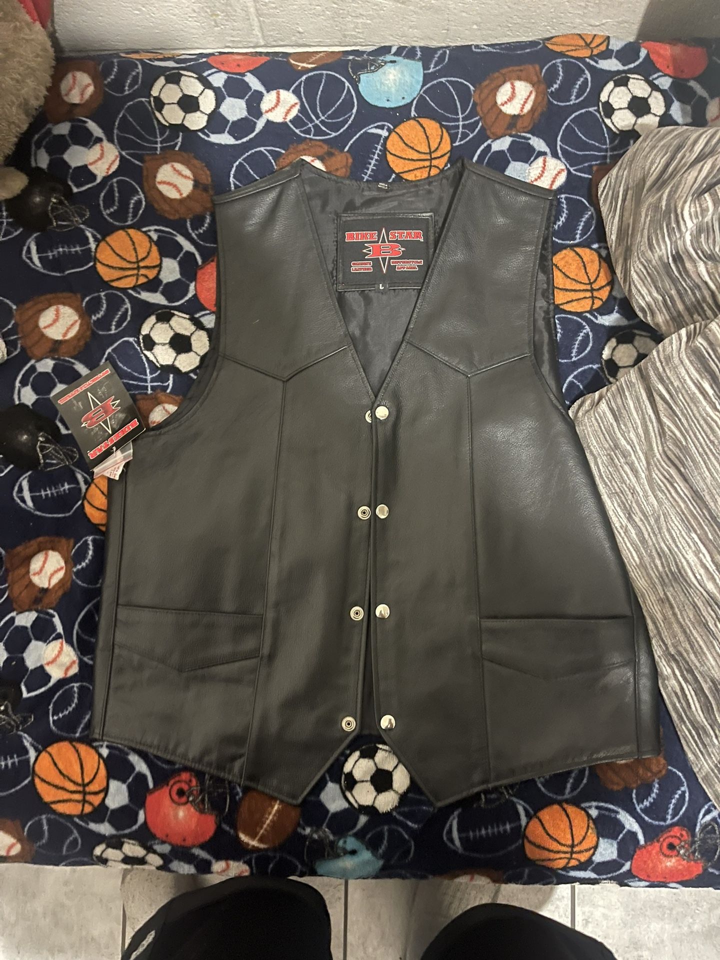 Leather Biker Jacket 