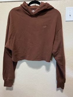 Hollister cropped hoodie
