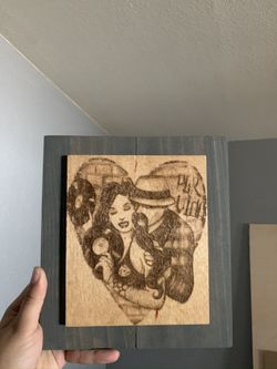 Laser printed art
