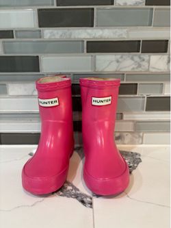 Hunter toddler rain boots size 4 like new