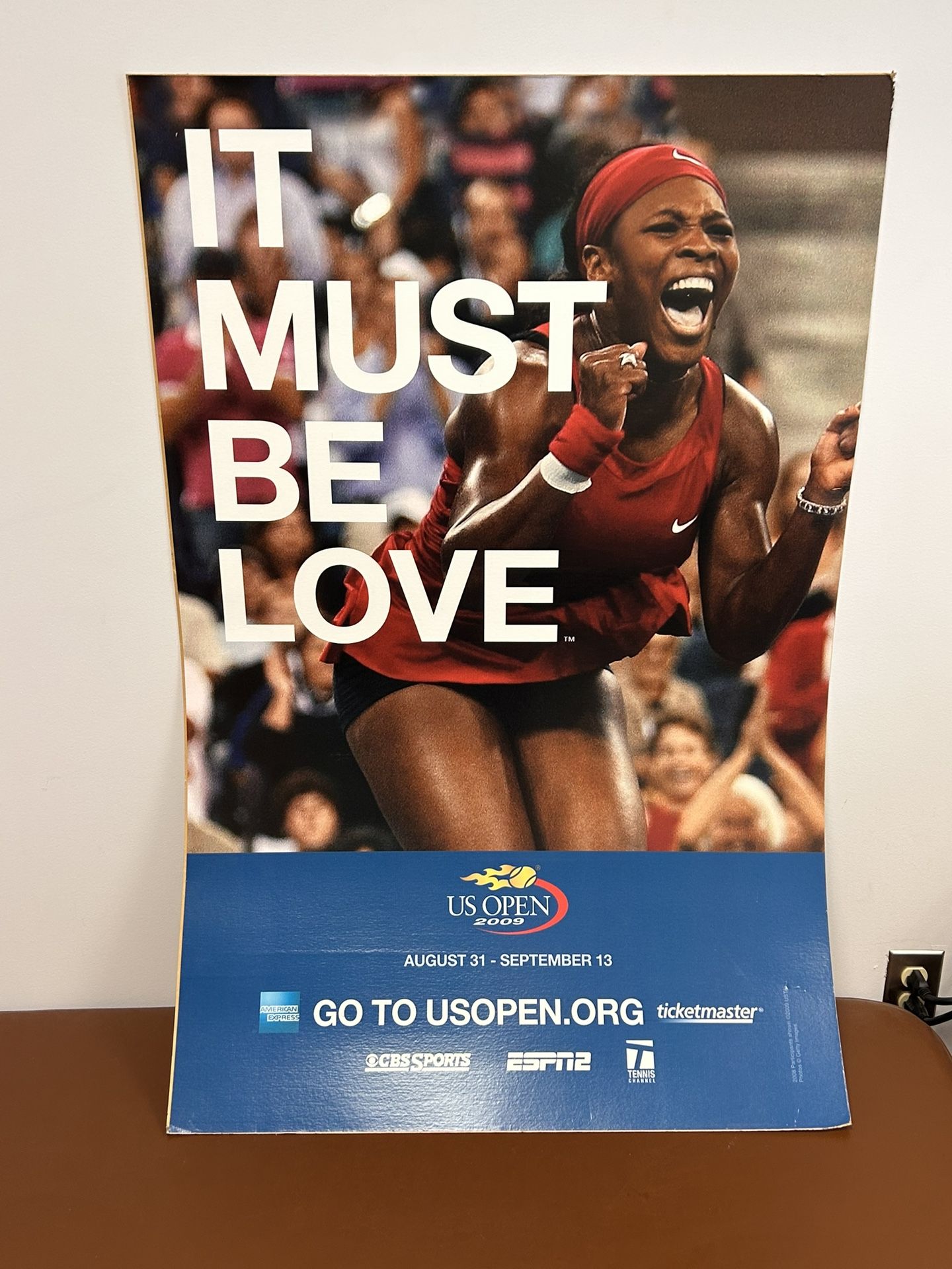 Serena Williams 2009 US Open Poster