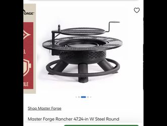 Master Forge Rancher 47 Barbecue And Pit