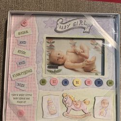 Brand New Baby Girl Frame