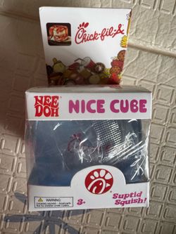 Chick-fil-A squishy cube