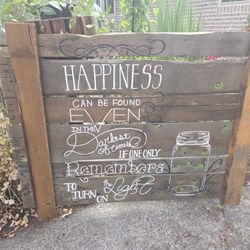 Harry Potter / Dumbledore Quote Pallet Board Art