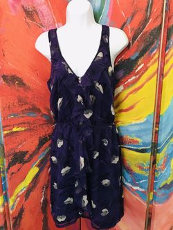 Purple chiffon dress