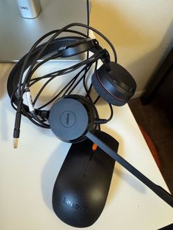 Computer Accessories Bundle – Jabra Headset, Webcam, Mouse & Keyboard