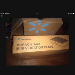 Black Merach Mini Vibration Plate 