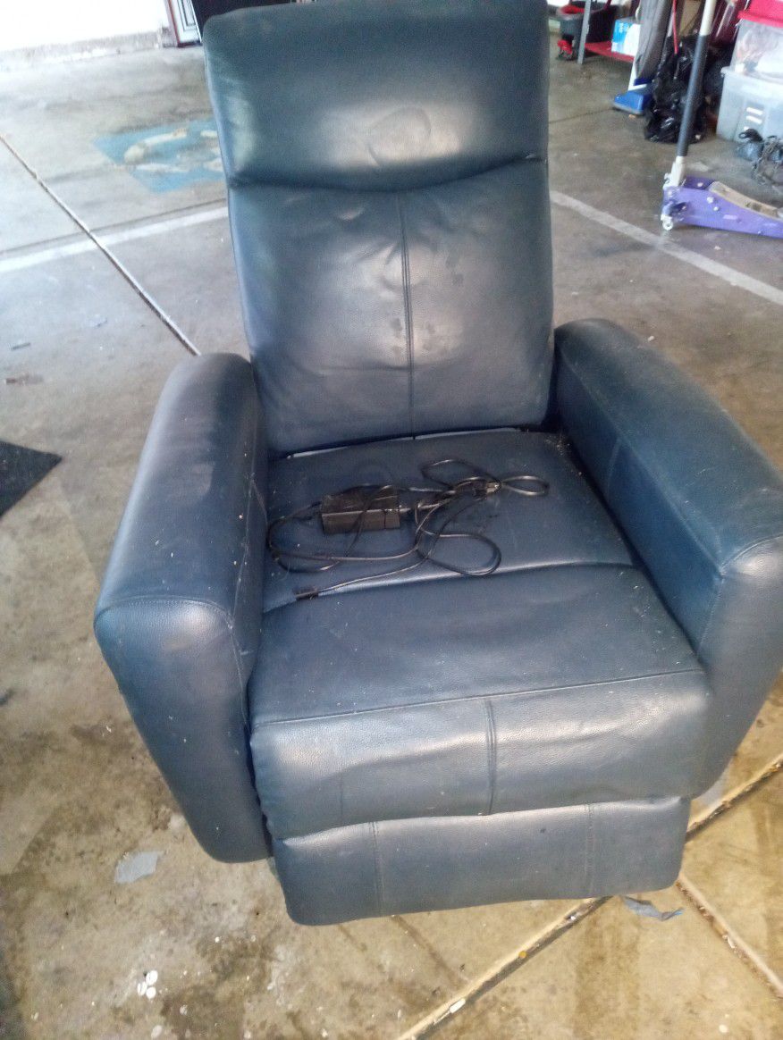 Leather Recliner Electric