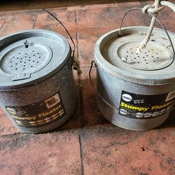2 Minnow METAL BUCKETS