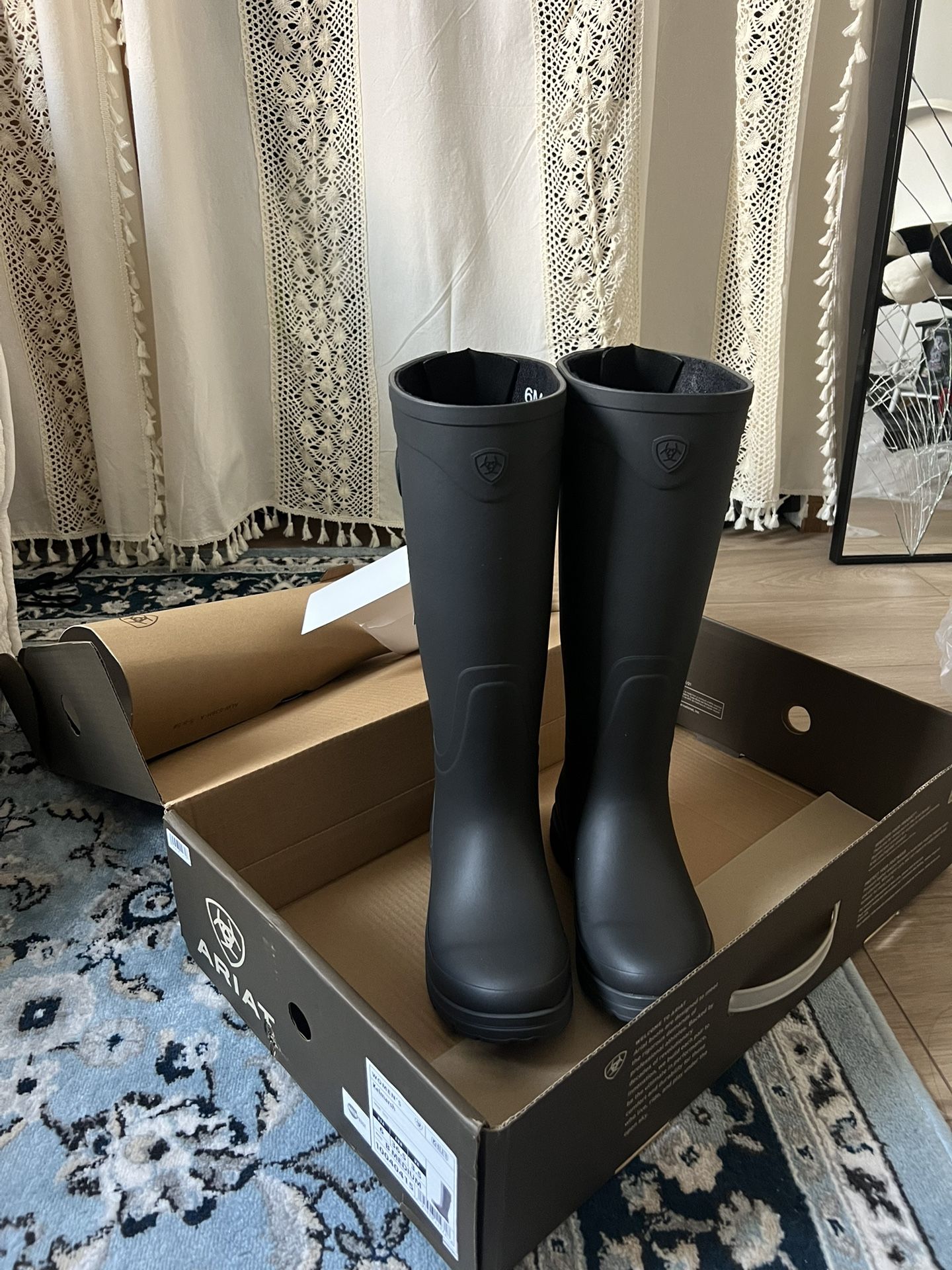 Ariat Kelmarsh Rubber Boots - size 6W