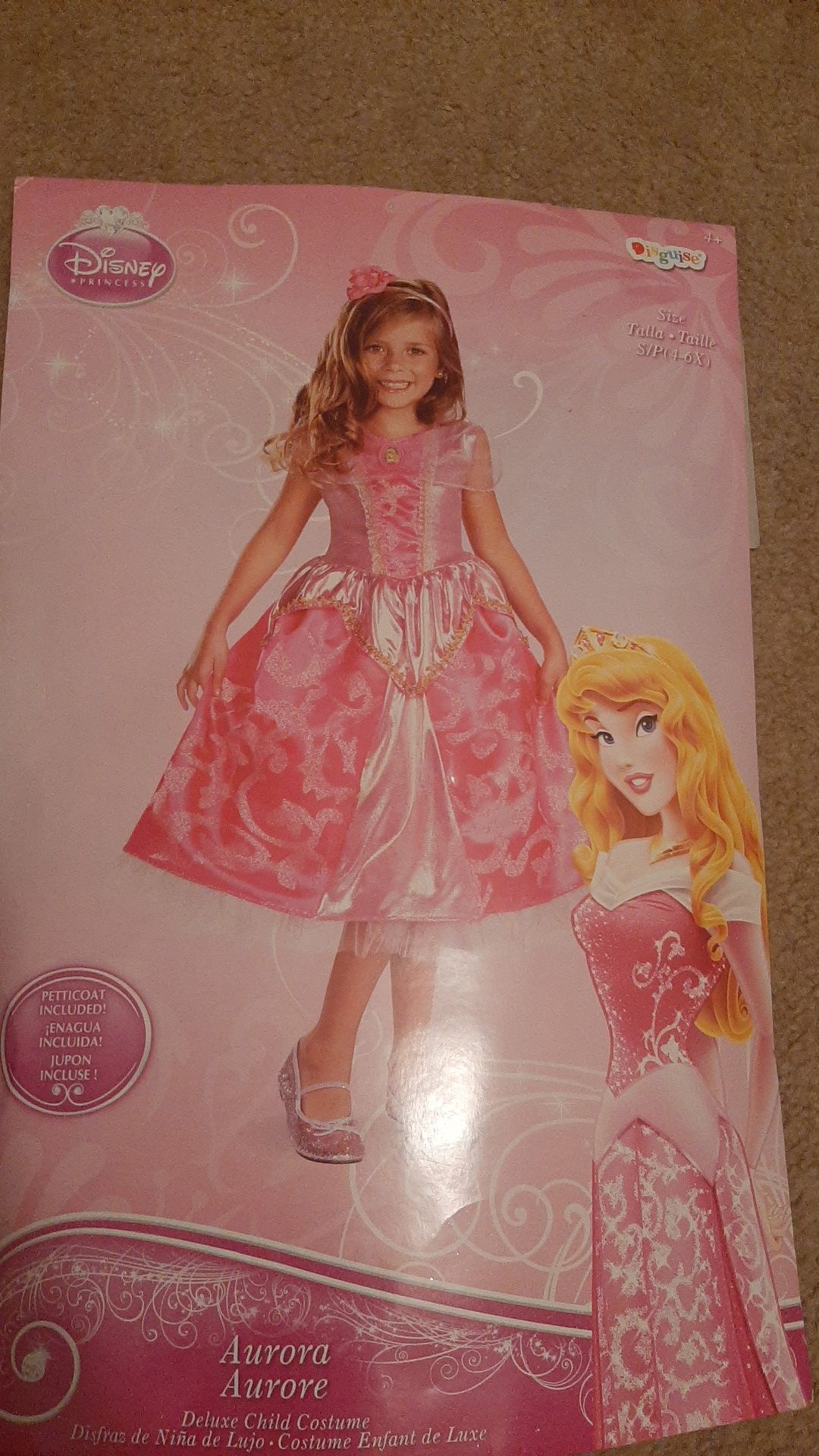 Halloween Costume!! Princess Aurora, Size Small!! New!