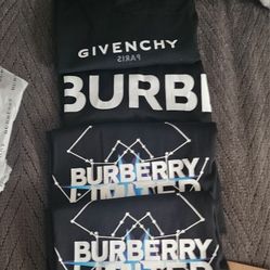 Designer T Shirts Burberry & Givenchy