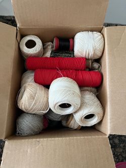 Mixed Lot of Thread and Yarn Spools