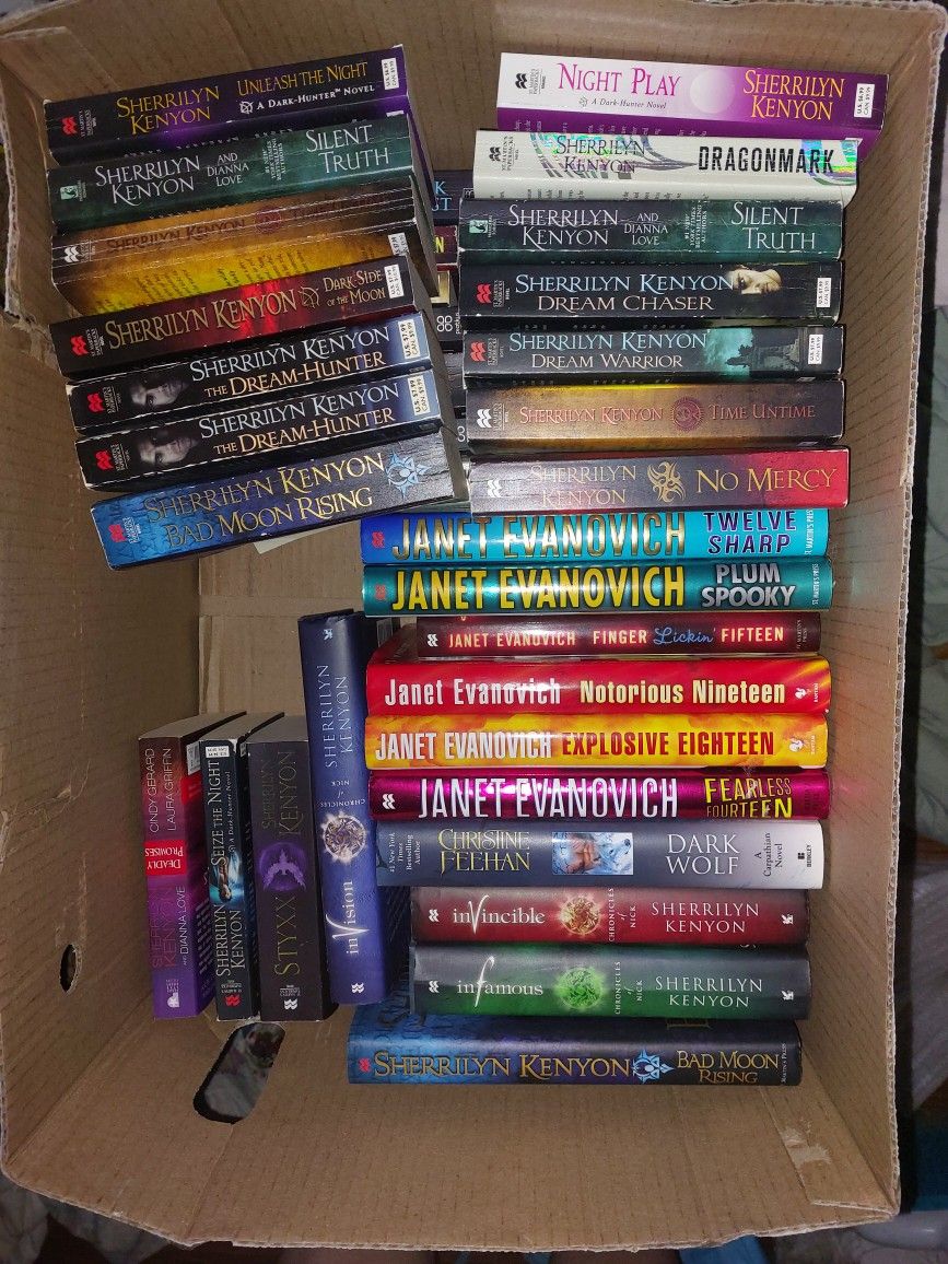 Box of 41 Books, Mixed Hardback And Paperback
