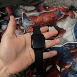 Apple Watch Series 8 45mm Aluminum • ceramic case • Navy blue • band size M/L