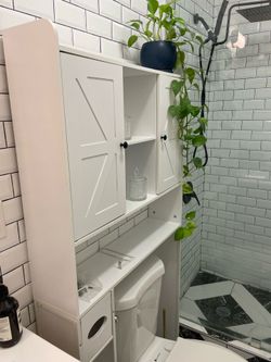 Over the toilet storage cabinet