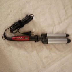 Double Curling Iron In One