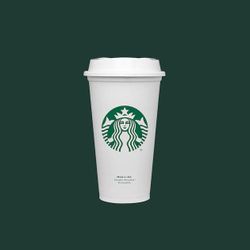Siren Logo Plastic Hot Cup - 16 fl oz With $100 Inside