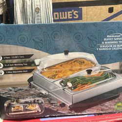 NEW Brentwood Buffet Server Food Warmer – Holiday Party Tray