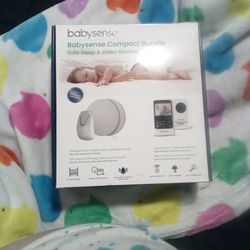 Babysense Compact Bundle Safe Sleep And Video Monitor 