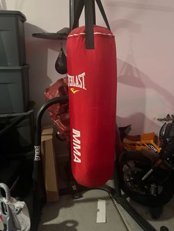 Boxing stand with speed bag