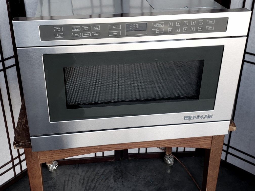 Jenn-Air Stainless Steel Sliding Drawer MICROWAVE