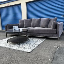 Z Gallerie Oversized Sectional — Delivery Available 🚛