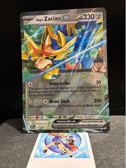 Zacian big promo card