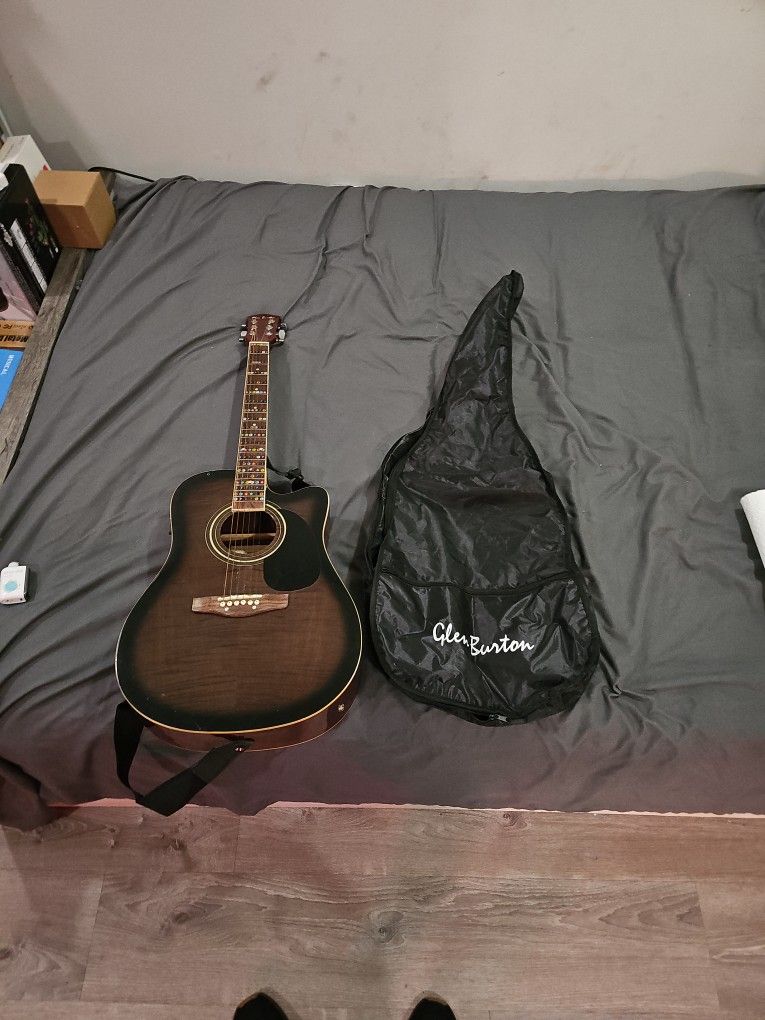 Glen Burton Electric Acoustic Guitar