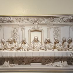 Large Last Supper Canvas Wall Art – Statement Piece