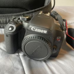 Canon Rebel T7i DSLR camera 
