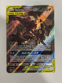 Umbreon & Darkrai GX Pokémon card
