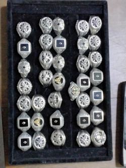 .925 Sterling Silver Rings For Men 