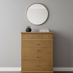 Mid Century Modern Dresser With Drawers / Tall Chest Of Cabinet