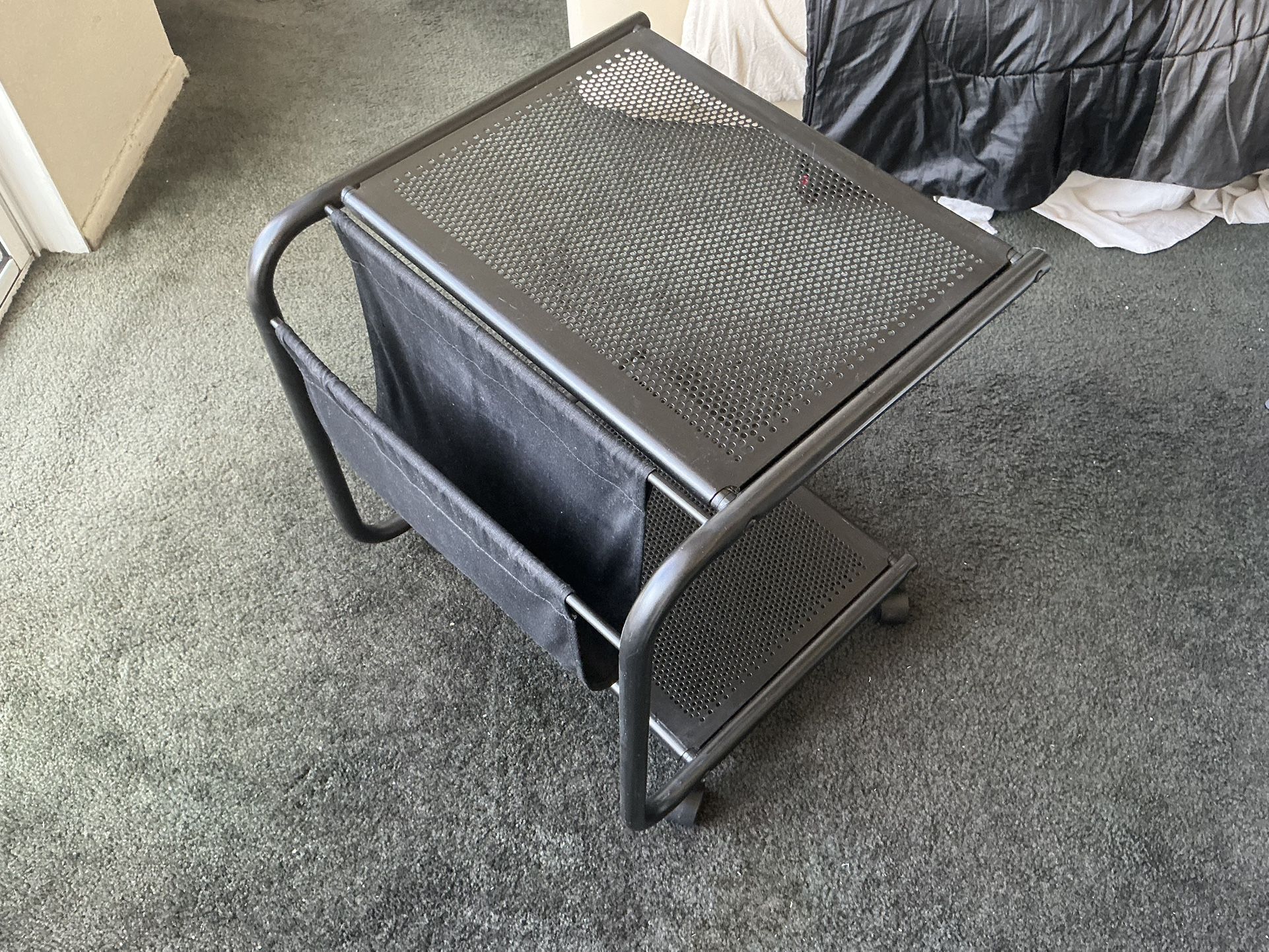 Rolling printer table, rolling cart