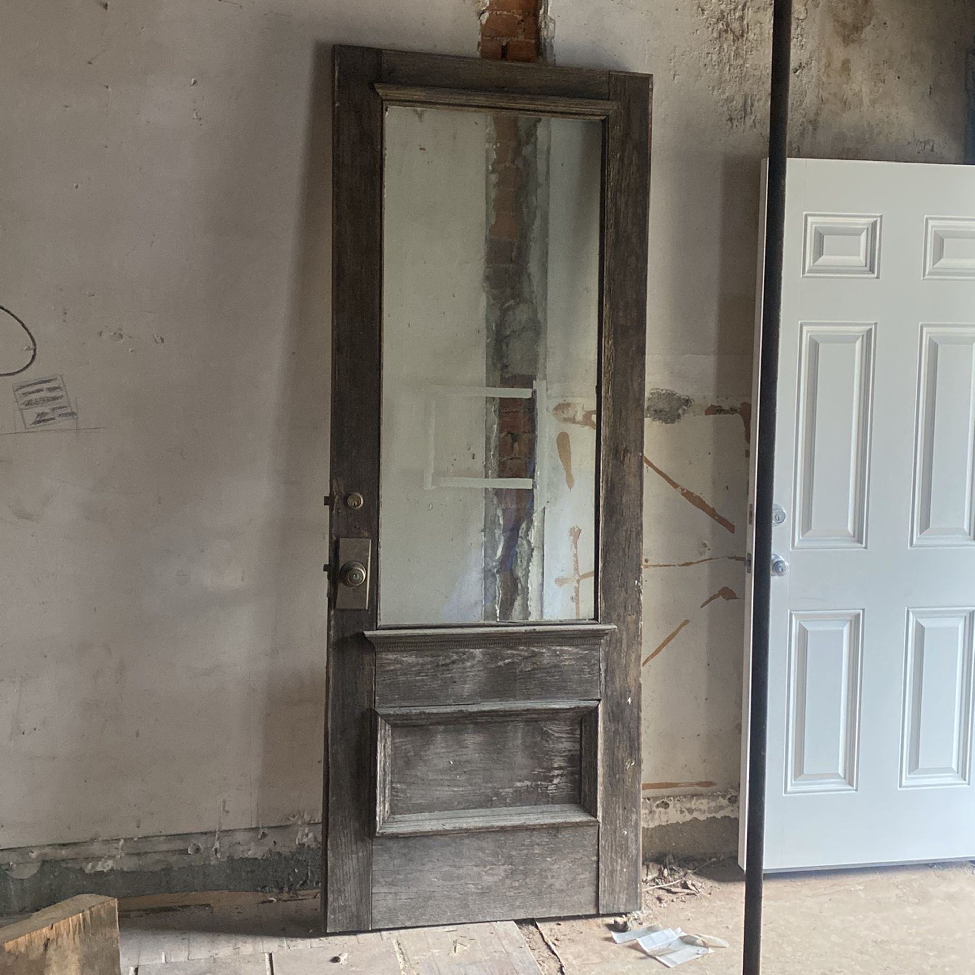 Antique Wooden Door 34x90