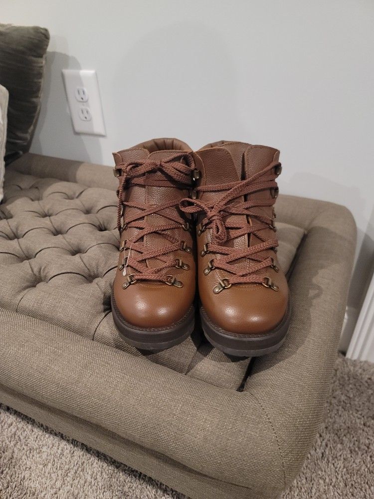 Moncler Italian Made Leather Boots