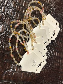 Mix quartz gemstone bracelet $3 each
