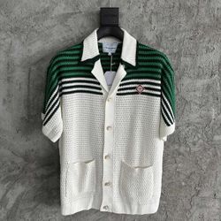 CASABLANCA Crochet Button Shirt NEW