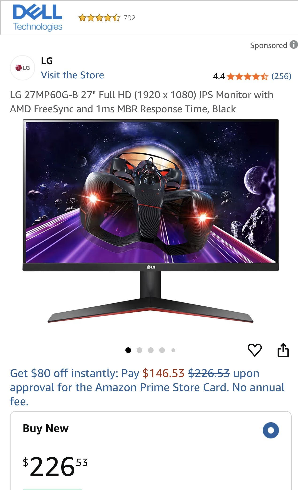 LG 27 MP60G Monitor