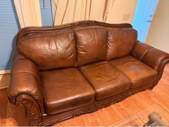 Leather couch