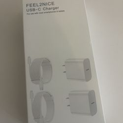 two iPhone fast charger for iPhone 11 12 13 14