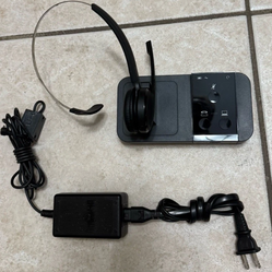 JABRA Pro 9400BS WIRELESS SYSTEM BASE UNIT  With Headset & Power Cord Tested